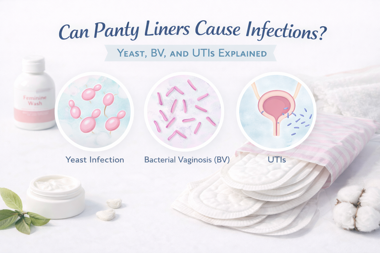 Can Panty Liners Cause Infections? Yeast, BV, and UTIs Explained
